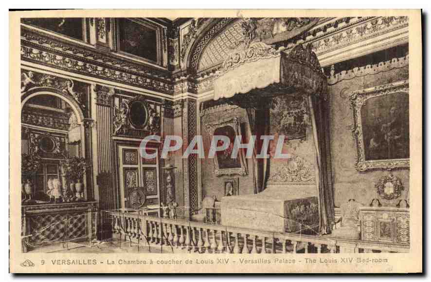 CPA Versailles La Chambre a coucher de Louis XIV 