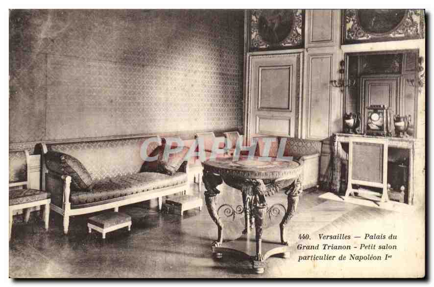 CPA Versailles Palais du Grand Trianon Petit salon particulier de Napoleon Ier 