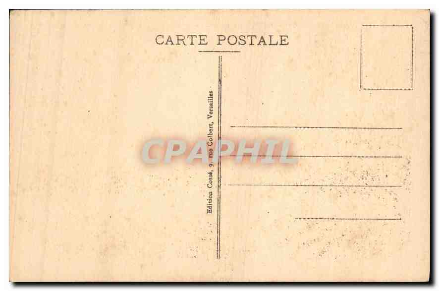 CPA Chateau de Versailles Salle du Congres  — Rückseite
