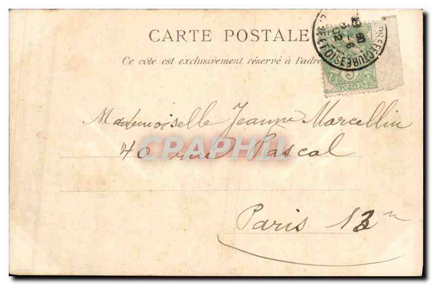 CPA Versailles Palais du Petit Trianon  — Verso