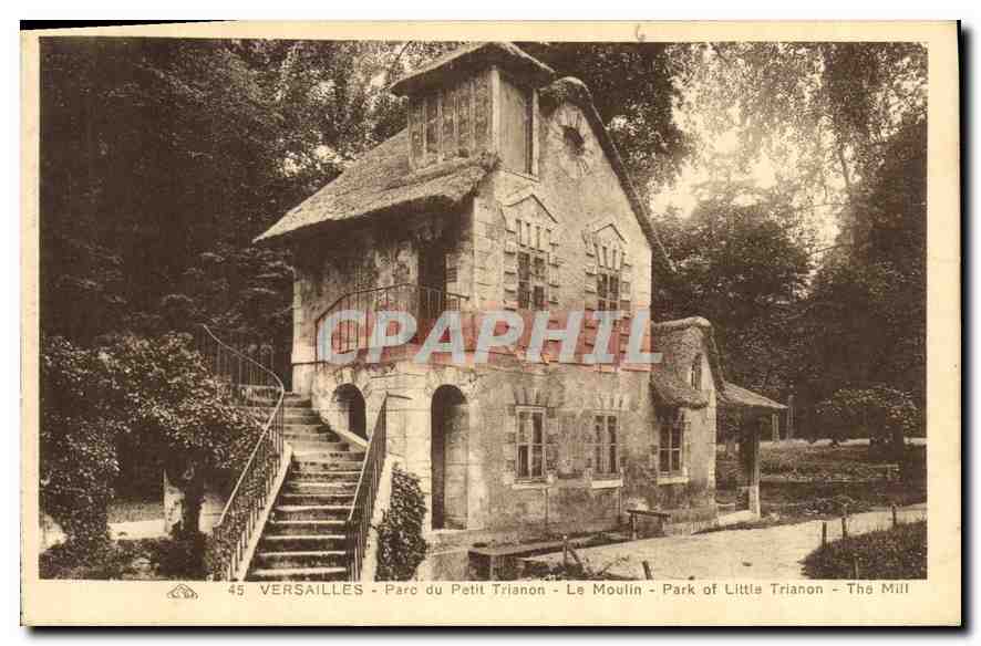 CPA Versailles Parc du Petit Trianon le Moulin 