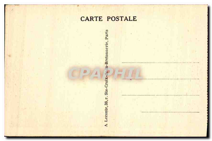 CPA Versailles Hameau de Marie Antoinette la Maison de la Reine  — Verso