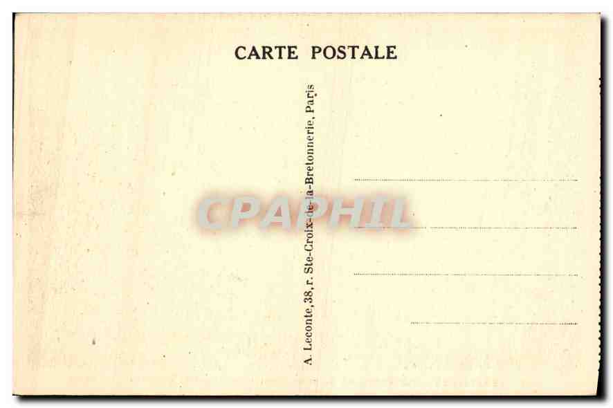CPA Versailles La Voiture du Sacre de Charles X  — Verso