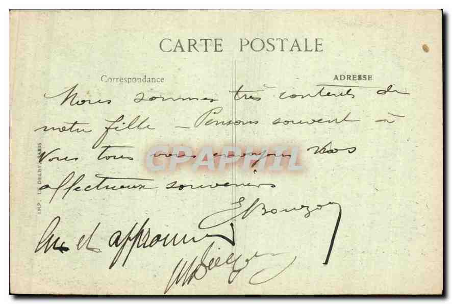 Versailles - Temple de l'Amour — Éditeur E.D. n°6 — Verso