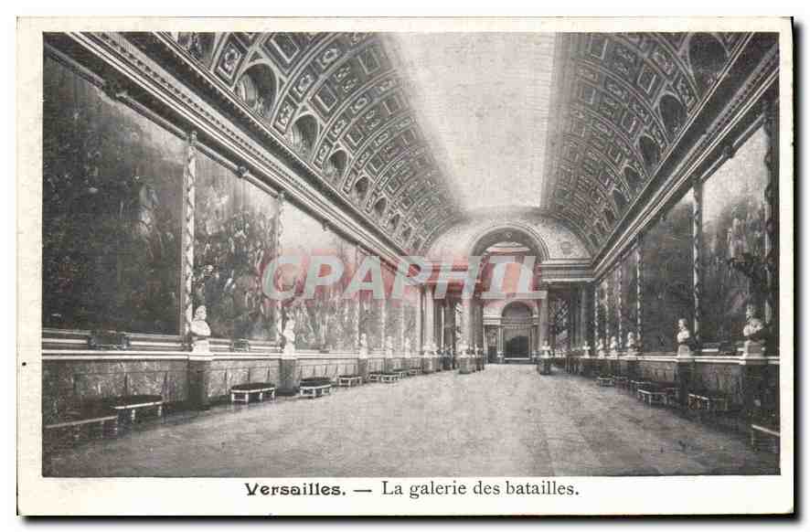 CPA Versailles La Galerie des batailles 