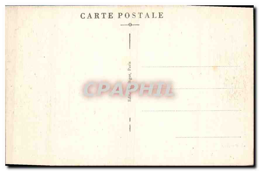 Palais de Versailles — La Galerie des Glaces — Éditeur: Bigot, Paris, n°99 — Verso