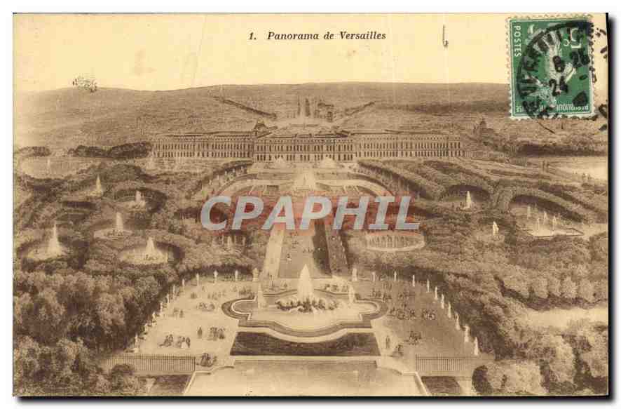 CPA Panorama de Versailles 