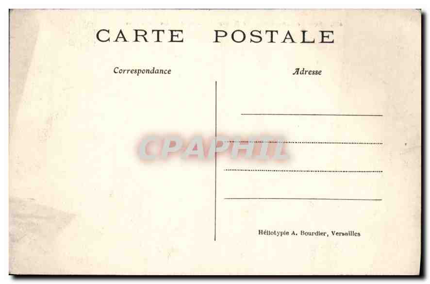 CPA Parc de Versailles le Bassin de Latone et les Parterres  — Verso