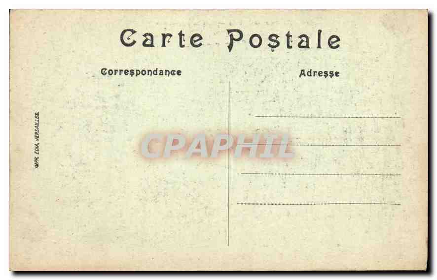 CPA Parc de Versailles Bassin de Latone  — Verso