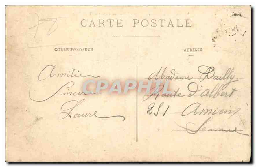 CPA Versailles Grandes Eaux Bassin de Latone et Tapis Vert  — Verso