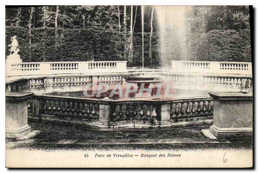 Parc de Versailles — Bosquet des Dômes — Impr. Eda, Versailles