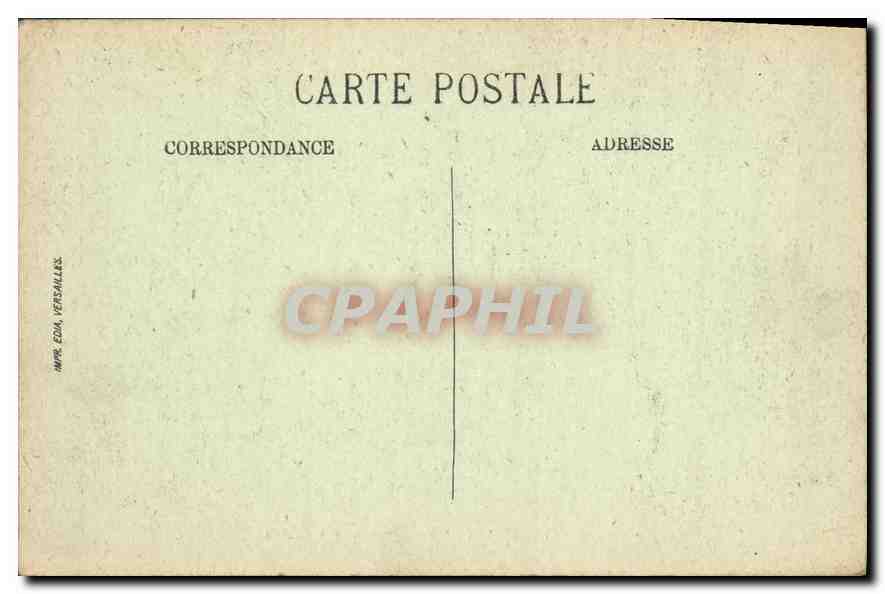 Parc de Versailles — Bosquet des Dômes — Impr. Eda, Versailles — Verso