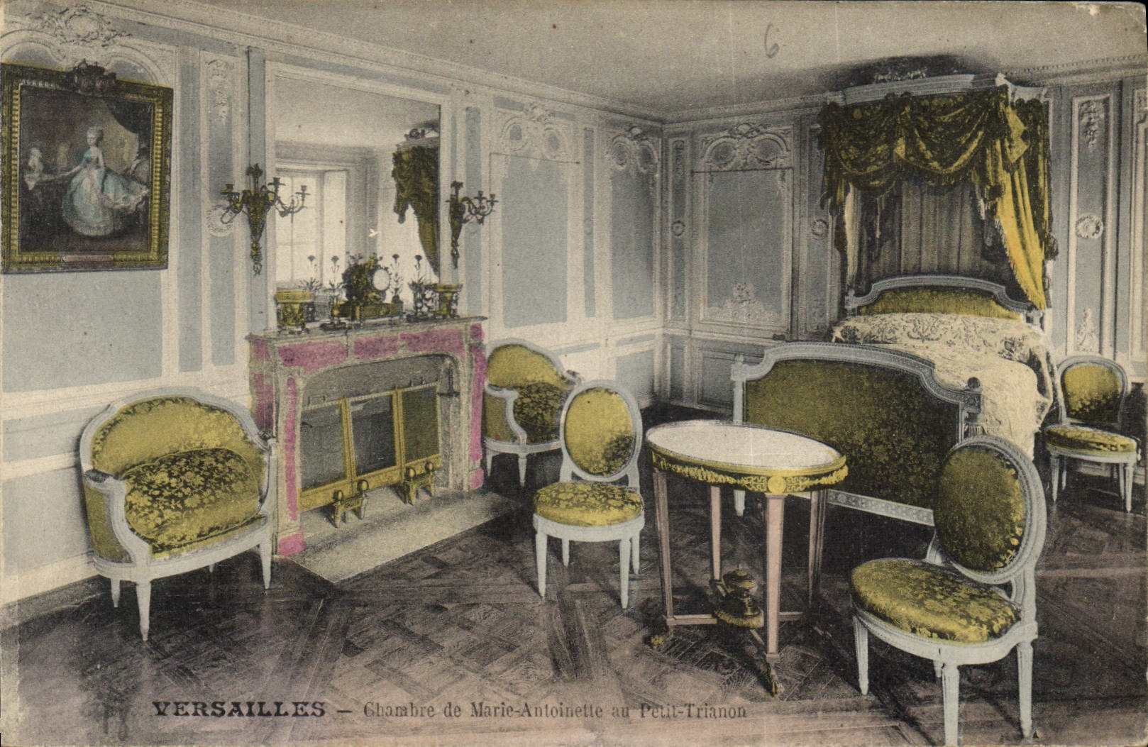 CPA Versailles Chambre de Marie Antoinette 