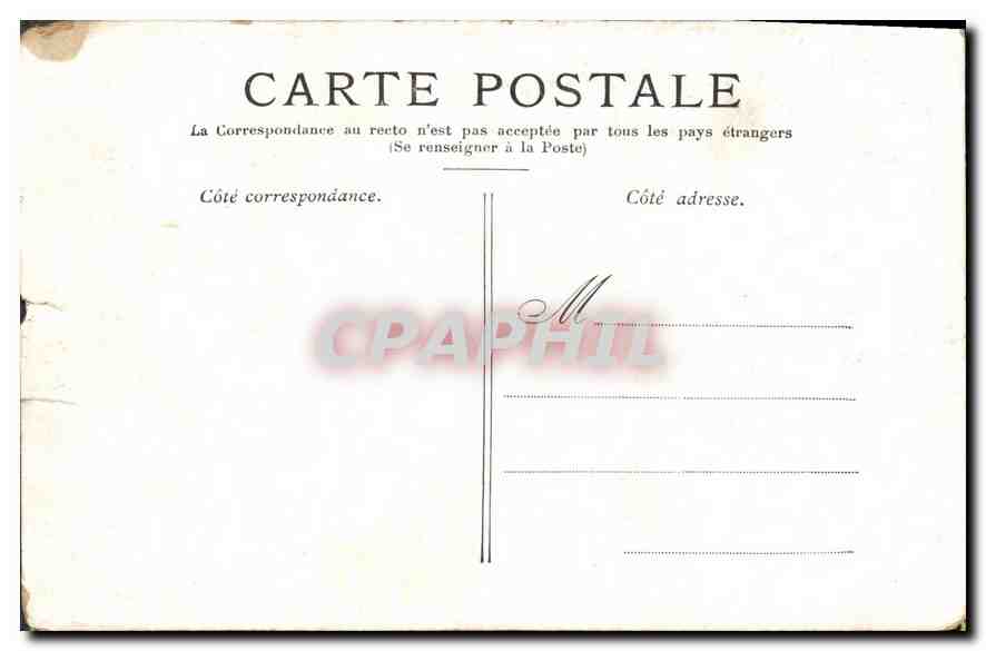 CPA Versailles la galerie des batailles  — Verso