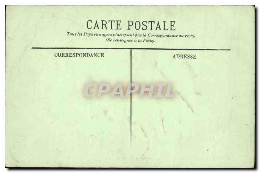 CPA Versailles Grand Trianon Salon Jaune  — Verso