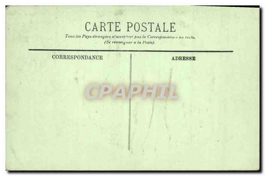 CPA Versailles Le Chateau le Salon des Marechaux  — Verso