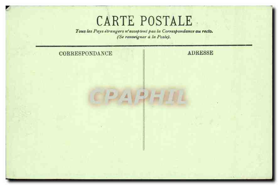 CPA Versailles Le Grand Trianon Le Salon des Glaces  — Verso