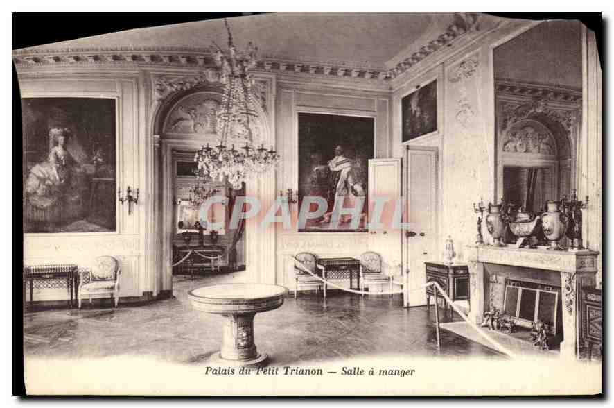 CPA Palais du Petit Trianon Salle a manger 