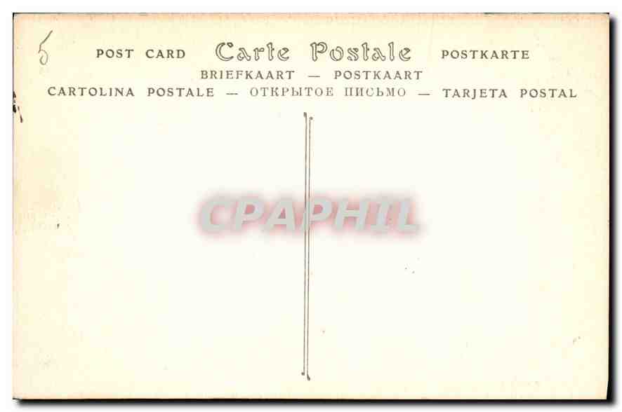Parc du Château de Chantilly — Les trois Allées — ND Phot. — Rückseite