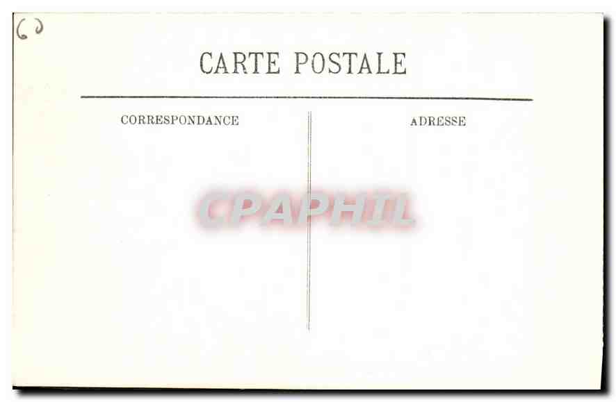 CPA Chantilly le Chateau L'Ile d'Amour  — Rückseite