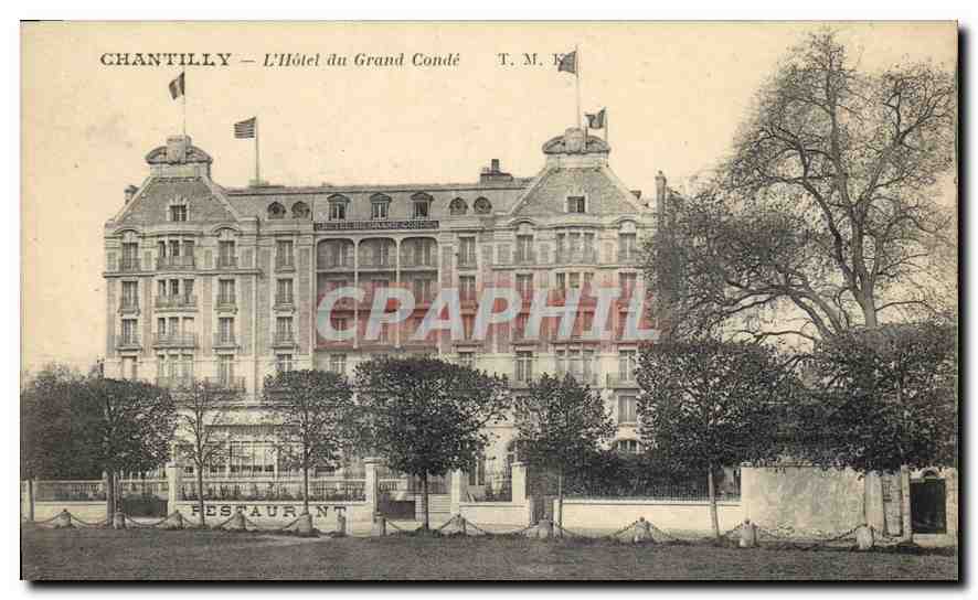 CPA Chantilly L'Hotel du Grand Conde 