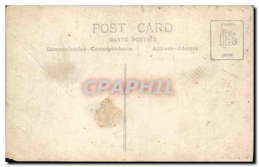 CARTE PHOTO Football  — Rückseite