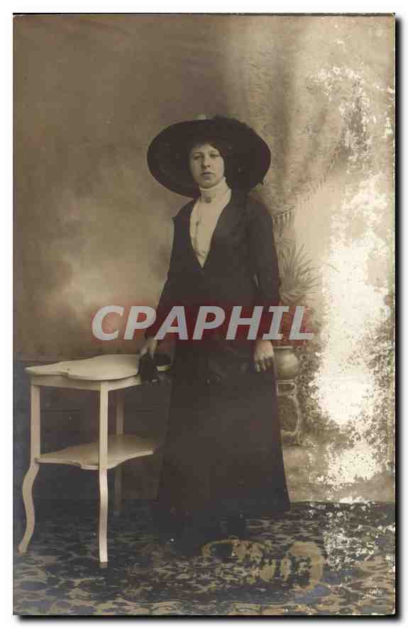 CARTE PHOTO Femme