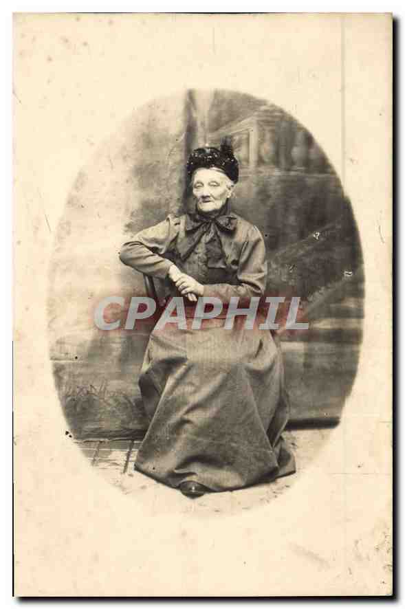 CARTE PHOTO Femme