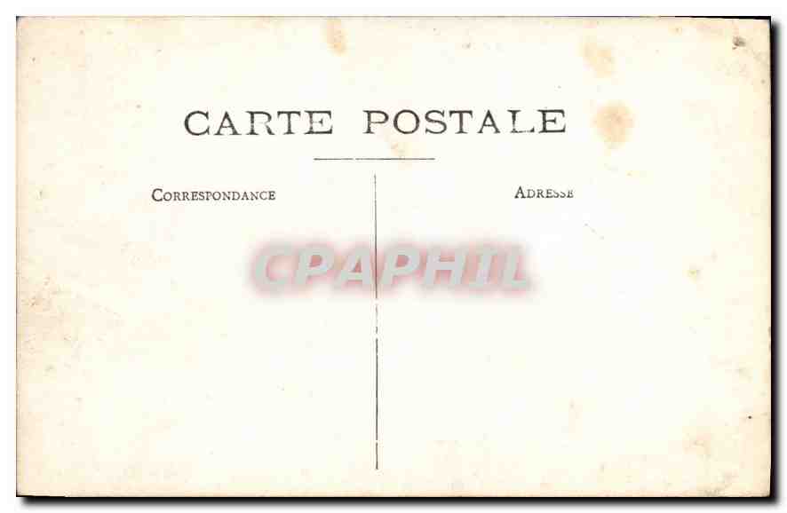 CARTE PHOTO Reims Cathedrale — Verso