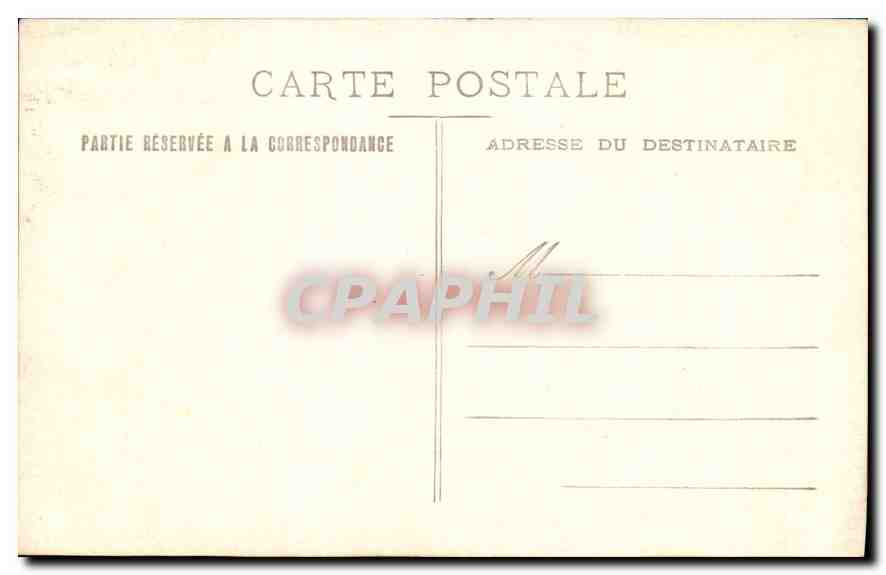 CARTE PHOTO Femme — Verso