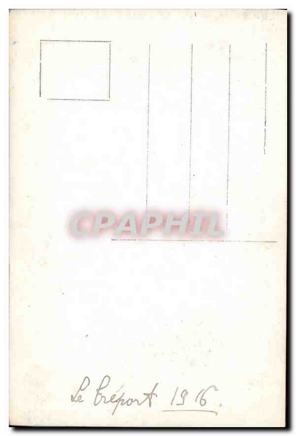 CARTE PHOTO Enfants — Verso