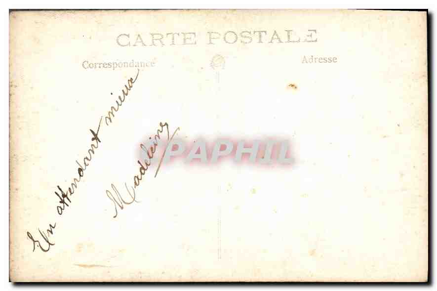 CARTE PHOTO Femmes — Verso