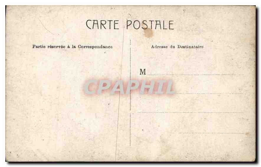 CARTE PHOTO Femme — Verso