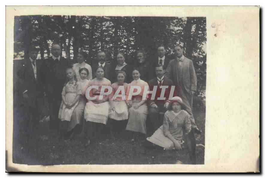 CARTE PHOTO Personnages