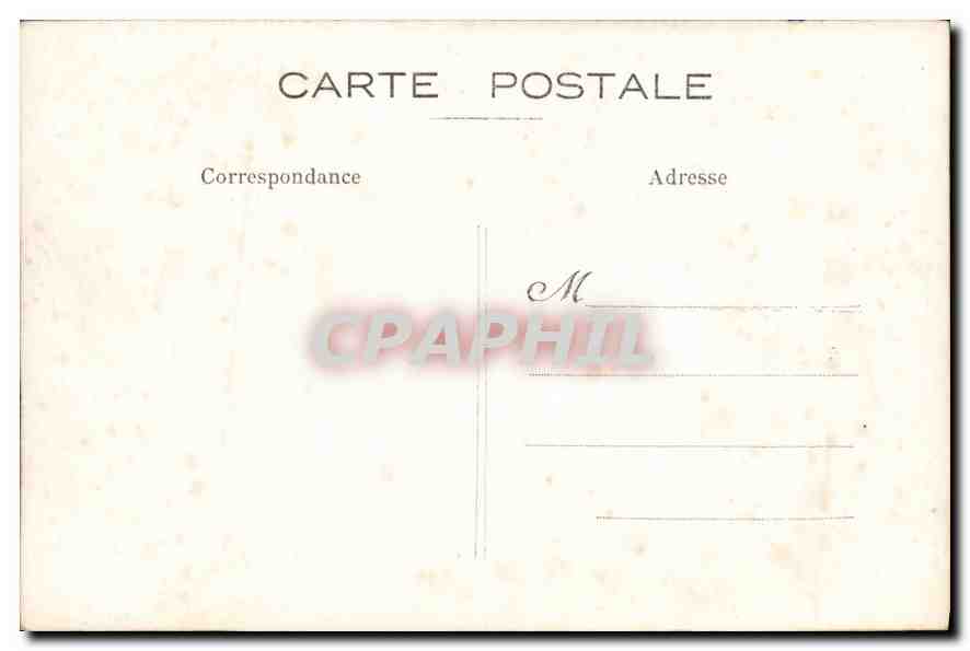 CARTE PHOTO Personnages — Verso