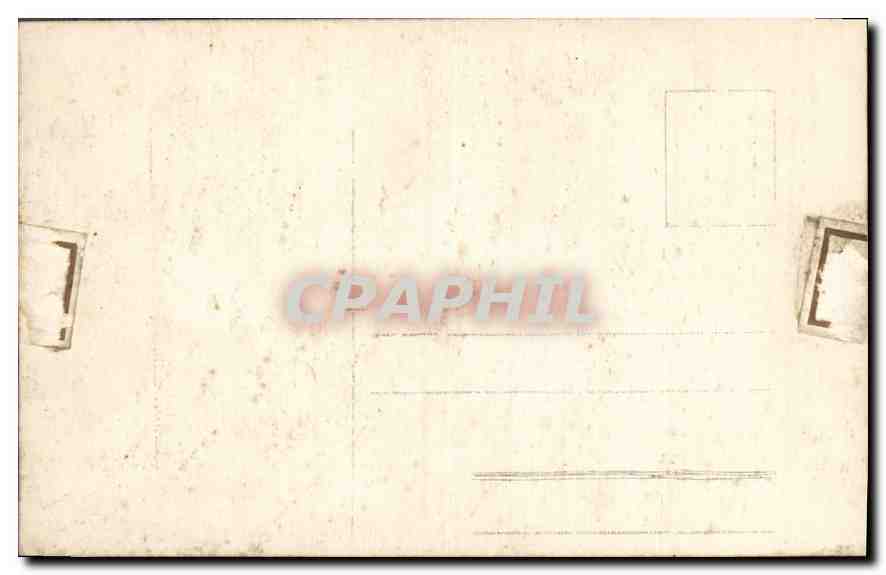 CARTE PHOTO Personnages — Verso