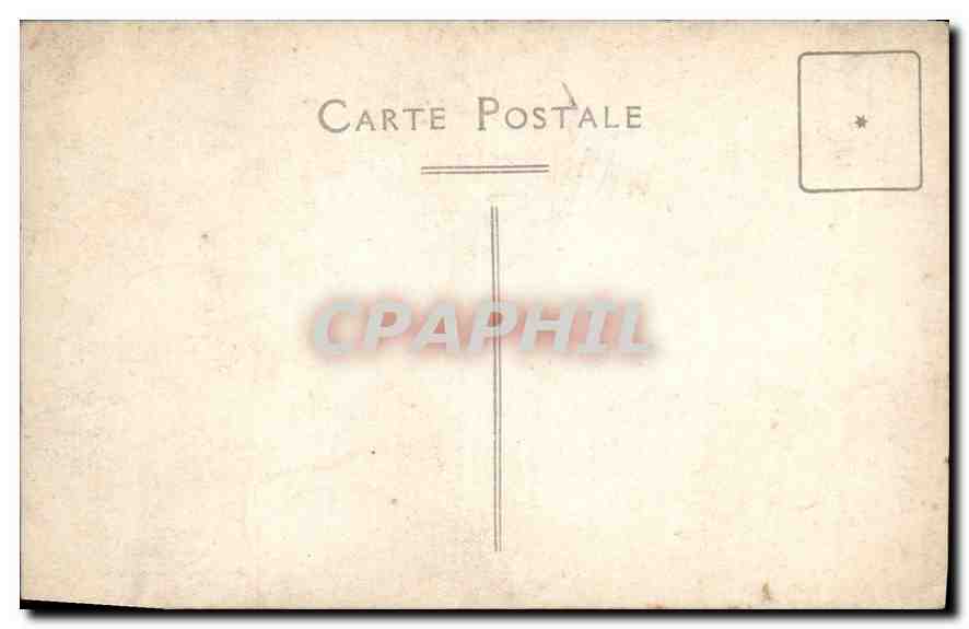 CARTE PHOTO Personnages — Rückseite