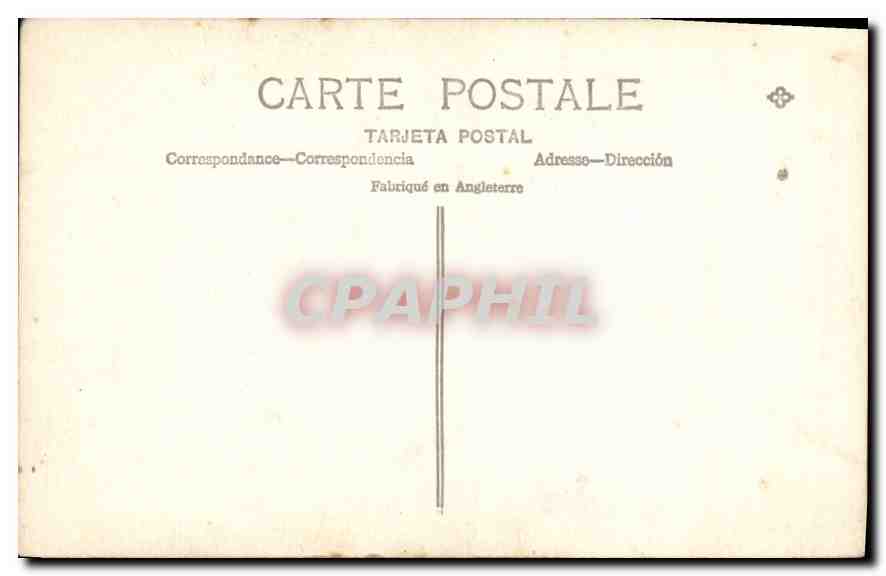 CARTE PHOTO Personnages Enfants — Rückseite