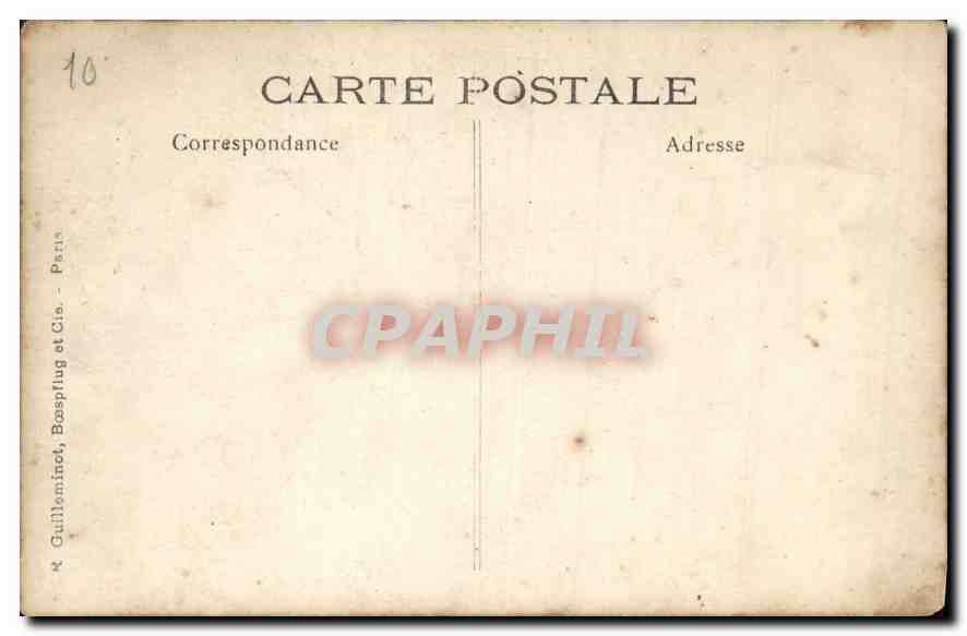 CARTE PHOTO Personnages — Verso