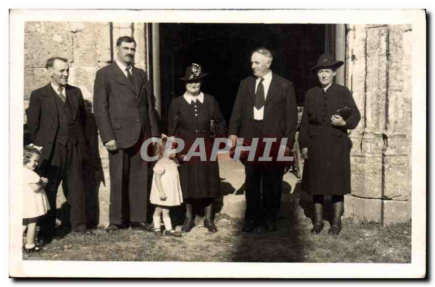CARTE PHOTO Personnages