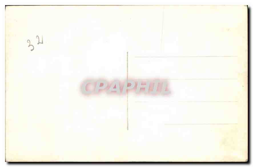CARTE PHOTO Personnages — Rückseite