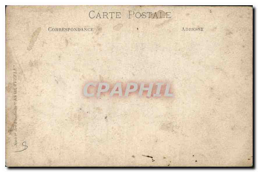 CARTE PHOTO Maison — Verso