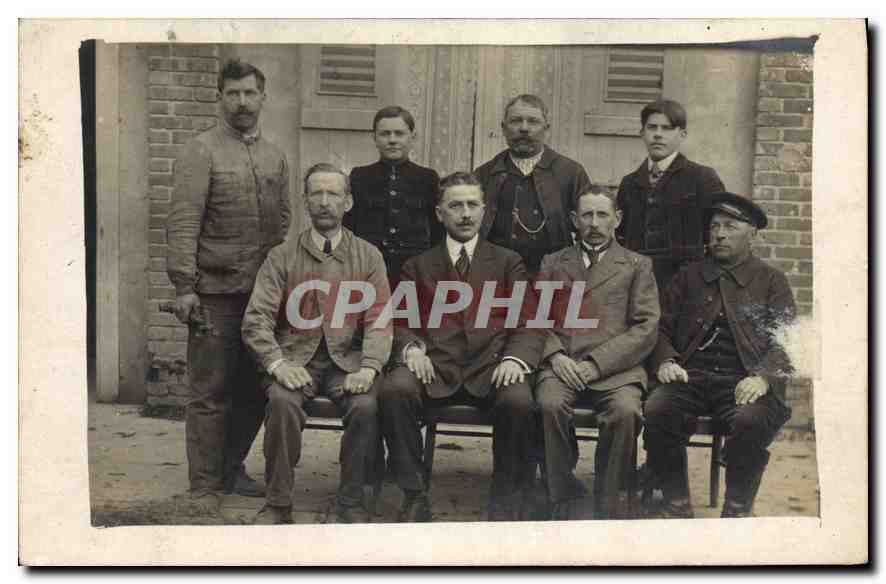CARTE PHOTO Personnages