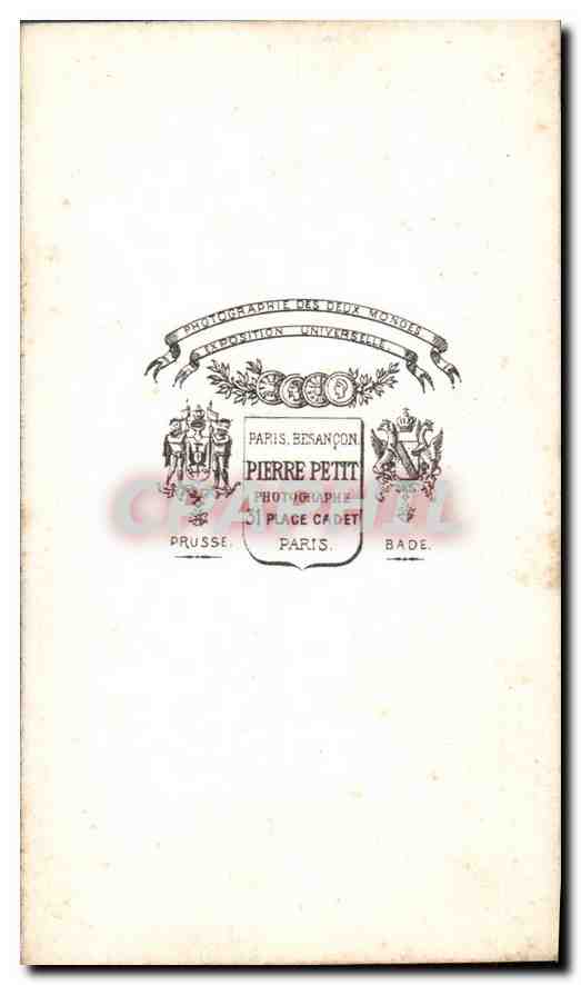 Photo Femme Pierre Petit Besancon — Rückseite