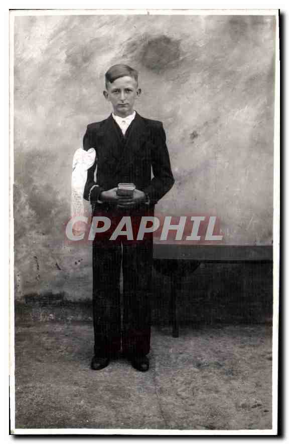 CARTE PHOTO Enfant Communiant