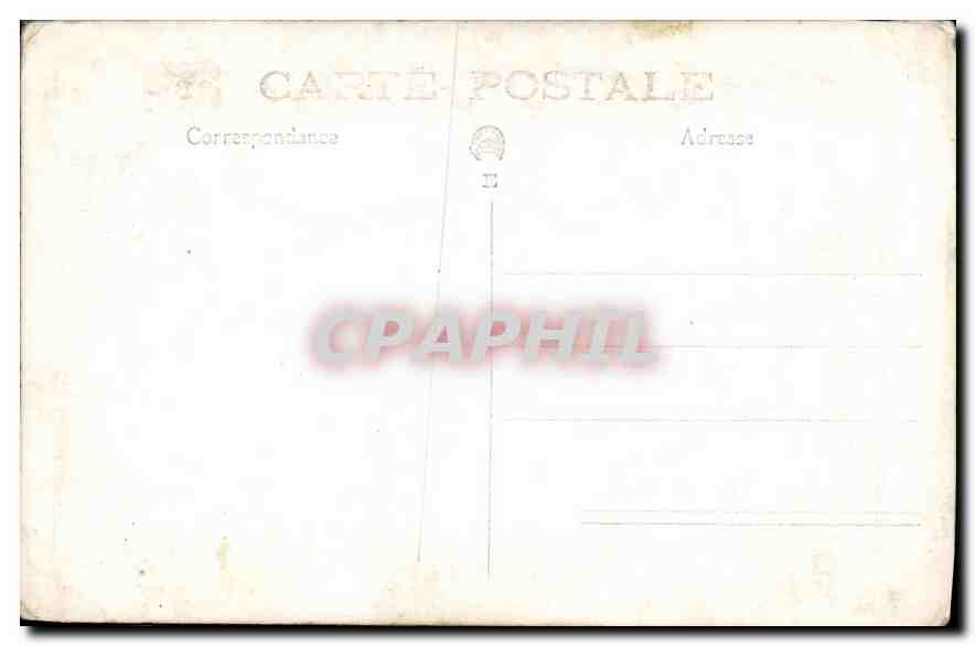 CARTE PHOTO Femme Enfants Communiante — Rückseite