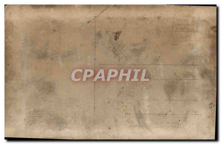 CARTE PHOTO Femme Famille — Verso