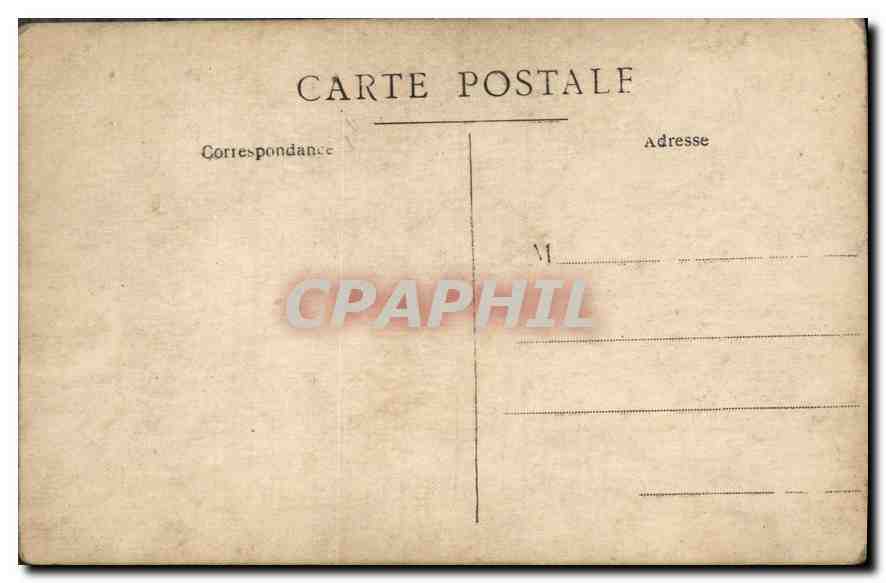 CARTE PHOTO Jeune Homme — Rückseite