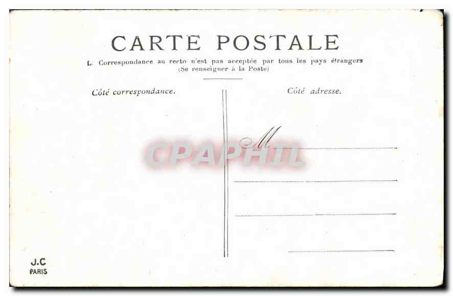 CPA Paris La Place du Palais Royal  — Rückseite