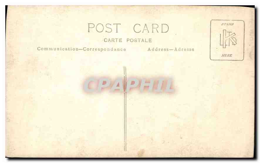 CARTE PHOTO Femme — Rückseite